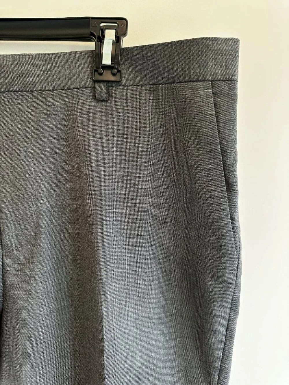 NWT Banana Republic Men’s Tessuto Premium Wool Dress Pants Charcoal Size 36x30